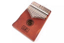 Granite Percussion GP-KL17 Large Kalimba (Satin Mahogany Finish) - 17 Keys