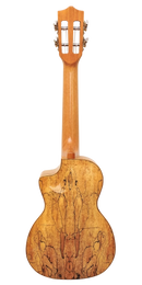 Leho LHUC-CMF-CE SPALTED MAPLE CONCET UKULELE COUPAWAY AVEC CEDAR SOLID