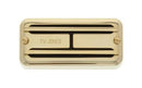 TV Jones SUPER'TRON Bridge Pickup Support universel avec système de clip (Or)