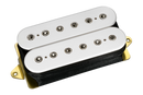 Micro double DiMarzio DP104F Super 2 F-Spaced (blanc)
