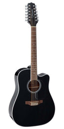 Takamine GD38CE-BLK 12-String Acoustic/Electric Guitar (Black) (DEMO)