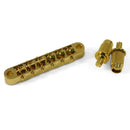 Chevalet Nashville Tune-O-Matic Kluson KNBS-G de remplacement pour guitares Samick (Gold)