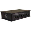 Interface audio réseau analogique portable 8 canaux Glensound DARK8O/R Ravenna