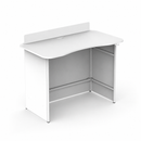 ProX XFH-MOVEWH Humpter MOVE WH Cabine DJ portable, pliante et légère (Blanc)