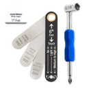 MusicNomad TRUSS-ROD-NECK-REL-GIBSON Kit de mesure/réglage du soulagement du cou pour guitares Gibson/PRS USA