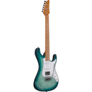 Ibanez AZ22S1FTXB Electric Guitar (Transparent Turquoise Burst)