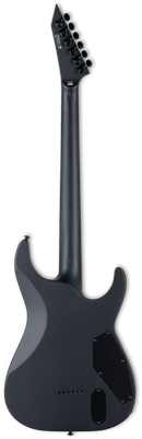 ESP LTD MH-1000 BARITONE Left-Handed Electric Guitar (Black Satin)