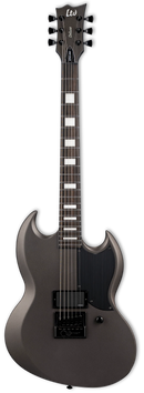 Guitare électrique ESP LTD VIPER-1001 EVERTUNE (Finition satinée métallisée anthracite)
