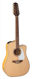 Takamine GD74CE-12U-NAT Unison 12-String Acoustic-Electric Guitar (Natural)