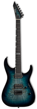 ESP E-II M-II HT Electric Guitar (Mercury Blue Burst)