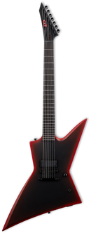 Guitare électrique 7 cordes ESP EXL-7 BARITONE BLACK METAL (Black Red Burst Satin)
