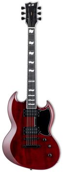 ESP E-II VIPER Electric Guitar (See-thru Black Cherry)