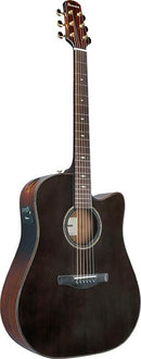 Ibanez AAD361CETKR Advanced Acoustic Guitar (Trasnparent Black)