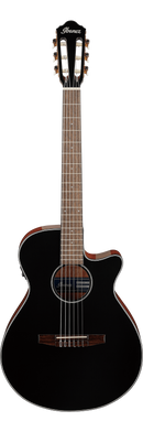 Ibanez AEG50NBKH - AEG Body Single Cutaway Acoustic-Electric Guitar Spruce Top Nylon - Black