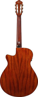 Ibanez AEG50NBKH - AEG Body Single Cutaway Acoustic-Electric Guitar Spruce Top Nylon - Black