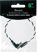 Ibanez DCT08BWH Twisted DC Cable - 8"