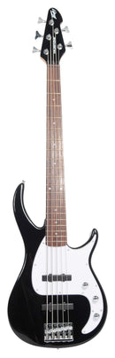 Peavey MILESTONE®5 5 String Electric Bass Guitar With Dual JAZZ Pickups (Black)