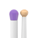 Baguette de batterie Pro-Mark TXDCMM2XW Mike McIntosh Flips pour fanfare (violette)