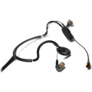 Point Source Audio CM-I5-5M Casque intercom intra-auriculaire double avec microphone à perche à condensateur antibruit (XLR mâle 5 broches)