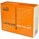 Point Source Audio CO-8WLH-KIT-XSH-BL Series8 CO-8WLh High-Sensitivity Lavalier Switch Kit (Shure And Line 6, Black)