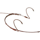 Point Source Audio CX2-8D-XSK-BR Confidence CX2-8D Dual Omni/Cardioid Headset Microphone With 3-Pin LEMO X-Connectors For Sennheiser SK, Shure UR1M, Zaxcom, And WisyCom Transmitters (Brown)