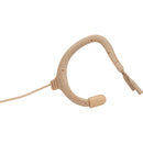 Microphone oreillette omnidirectionnel à double élément Point Source Audio EO2-9WL-SE-BE série 9 avec connecteur verrouillable de 3,5 mm pour émetteurs Sennheiser série EW (beige)