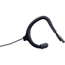 Microphone oreillette omnidirectionnel à double élément Point Source Audio série EO2-9WL-SH-BL avec connecteur TA4F à 4 broches pour émetteurs Shure (noir)