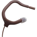 Microphone cravate omnidirectionnel haute sensibilité Point Source Audio EO-8WLH-XSK-BR Embrace avec connecteur LEMO X à 3 broches pour émetteurs sans fil Sennheiser SK (marron)
