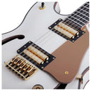 Schecter CORSAIR-12 Wayne Hussey 12-String Hollow-Body Electric Guitar (Ivory)