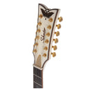 Schecter CORSAIR-12 Wayne Hussey 12-String Hollow-Body Electric Guitar (Ivory)