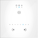 Nicolaudie Architectural Stick Gu2 Mur Murd DMX Contrôleur (blanc)