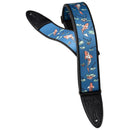 Sangle de guitare PRS PRIVATE STOCK KOI INLAY (Bleu)
