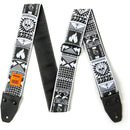 Dunlop ILD10 ILOVEDUST Guitar Strap (Black And White)