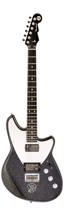 Reverend BILLY CORGAN SIGNATURE Z-ONE Infinite Sadness Edition Electric Guitar (Black Sparkle)