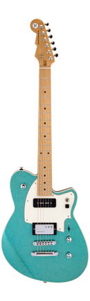 Guitare électrique Signature Révérend CHRIS FREEMAN (Turquoise Sparkle)