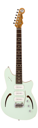 Guitare électrique semi-hollow Reverend KINGBOLT AIR 390 (bleu iconique)