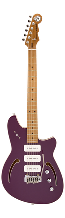 Reverend KINGBOLT AIR 390 Semi-Hollow Electric Guitar (Purple Punch)