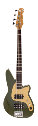 Guitare basse électrique Reverend MERCALLI 4 (vert armée)