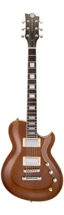 Guitare électrique Reverend ROUNDHOUSE (violon marron)