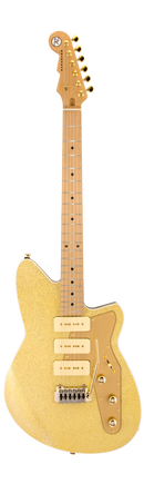 Reverend RYAN MALICSI Electric Guitar (White Gold Sparkle)