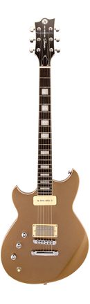 Guitare électrique pour gaucher Reverend SENSEI H90 (Metallic Bronze)