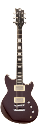 Guitare électrique Reverend SENSEI HH (Bordeaux métallisé)
