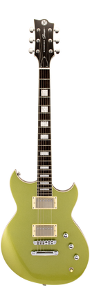 Reverend SENSEI HH Guitare électrique (Metallic Limeade)