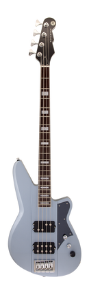 Guitare basse électrique Reverend THUNDERGUN (Metallic Silver Freeze)