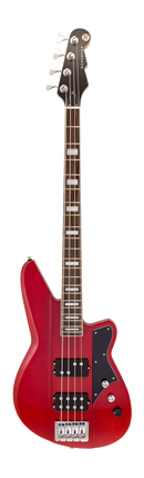 Guitare basse électrique Reverend THUNDERGUN (Trans Cherry)