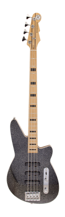 Guitare basse électrique Reverend TRIAD (Noir pailleté)