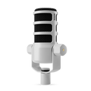 Rode PODMIC Dynamic Podcasting Microphone (White)