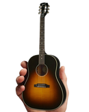 AX KEAL GG-632 SLASH GIBSON J-45 ACUSTIQUE 1: 4 MINI MINI GUITARE (Burst de novembre)