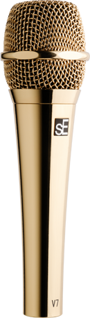 SE Electronics SE-V7GOLD Handheld Supercardioid Dynamic Microphone (Gold)