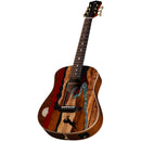 Luna SAFARI VISTA STALLION Travel Acoustic/Electric Guitar (Gloss)